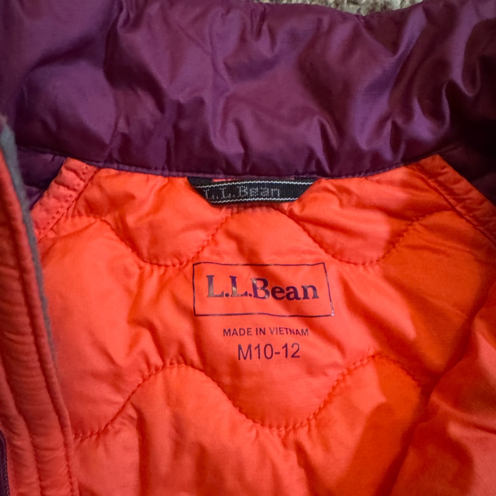 L.L. Bean Vibrant Red and Purple Jacket